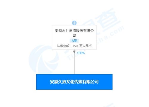 古井貢酒成立文化傳媒公司,經營范圍含廣播電視節目制作等